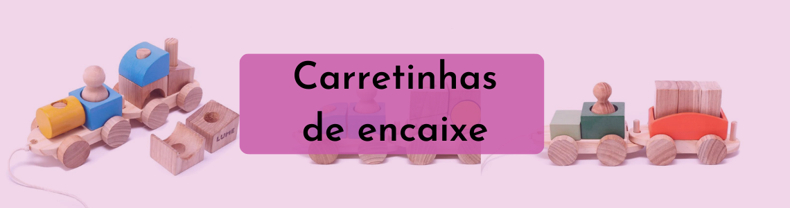 Brinquedos de encaixe: carretinha de transporte