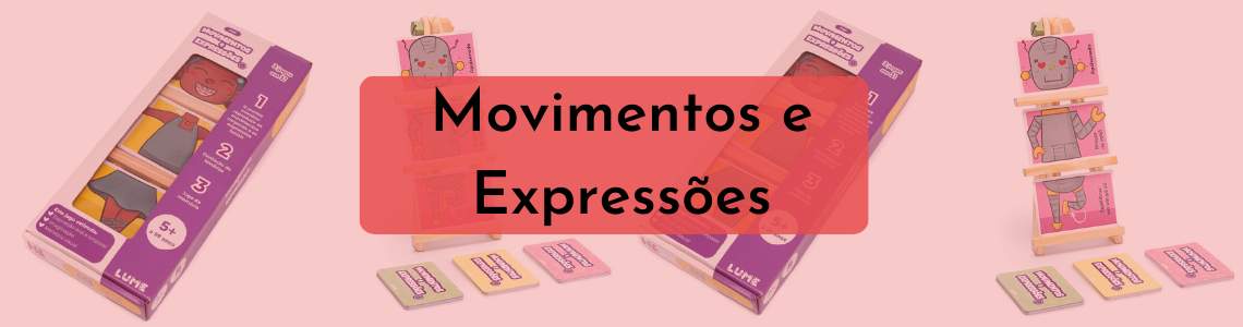 Jogo 3 em 1: movimentos e expressões